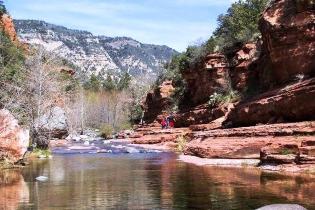 Close To Fresh Creek! Sleeps 12 ~ Amazing Views W/Serene Open Space ~ Hot Tub + Game Room ~ Trails Outside Sedona Exteriér fotografie