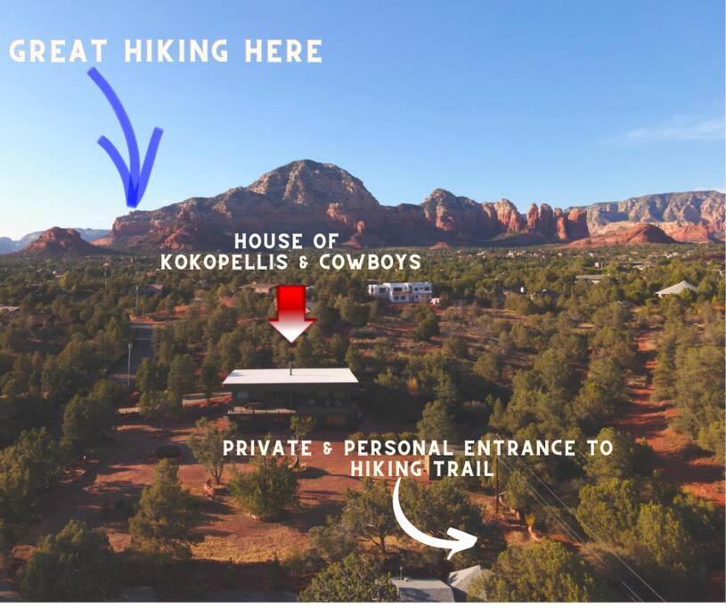 Close To Fresh Creek! Sleeps 12 ~ Amazing Views W/Serene Open Space ~ Hot Tub + Game Room ~ Trails Outside Sedona Exteriér fotografie