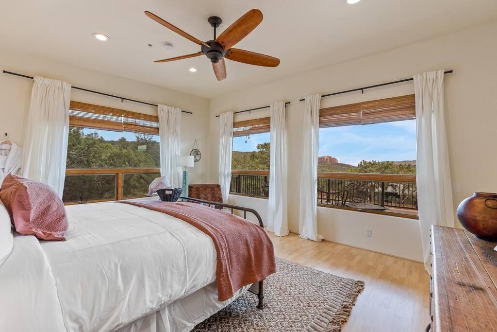 Close To Fresh Creek! Sleeps 12 ~ Amazing Views W/Serene Open Space ~ Hot Tub + Game Room ~ Trails Outside Sedona Exteriér fotografie