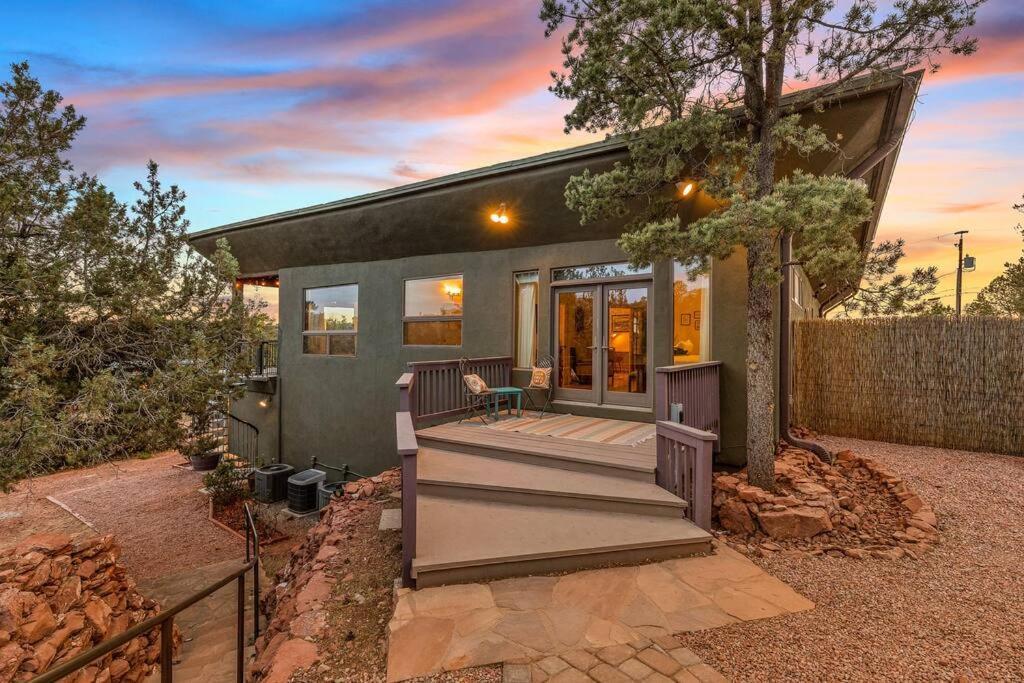 Close To Fresh Creek! Sleeps 12 ~ Amazing Views W/Serene Open Space ~ Hot Tub + Game Room ~ Trails Outside Sedona Exteriér fotografie